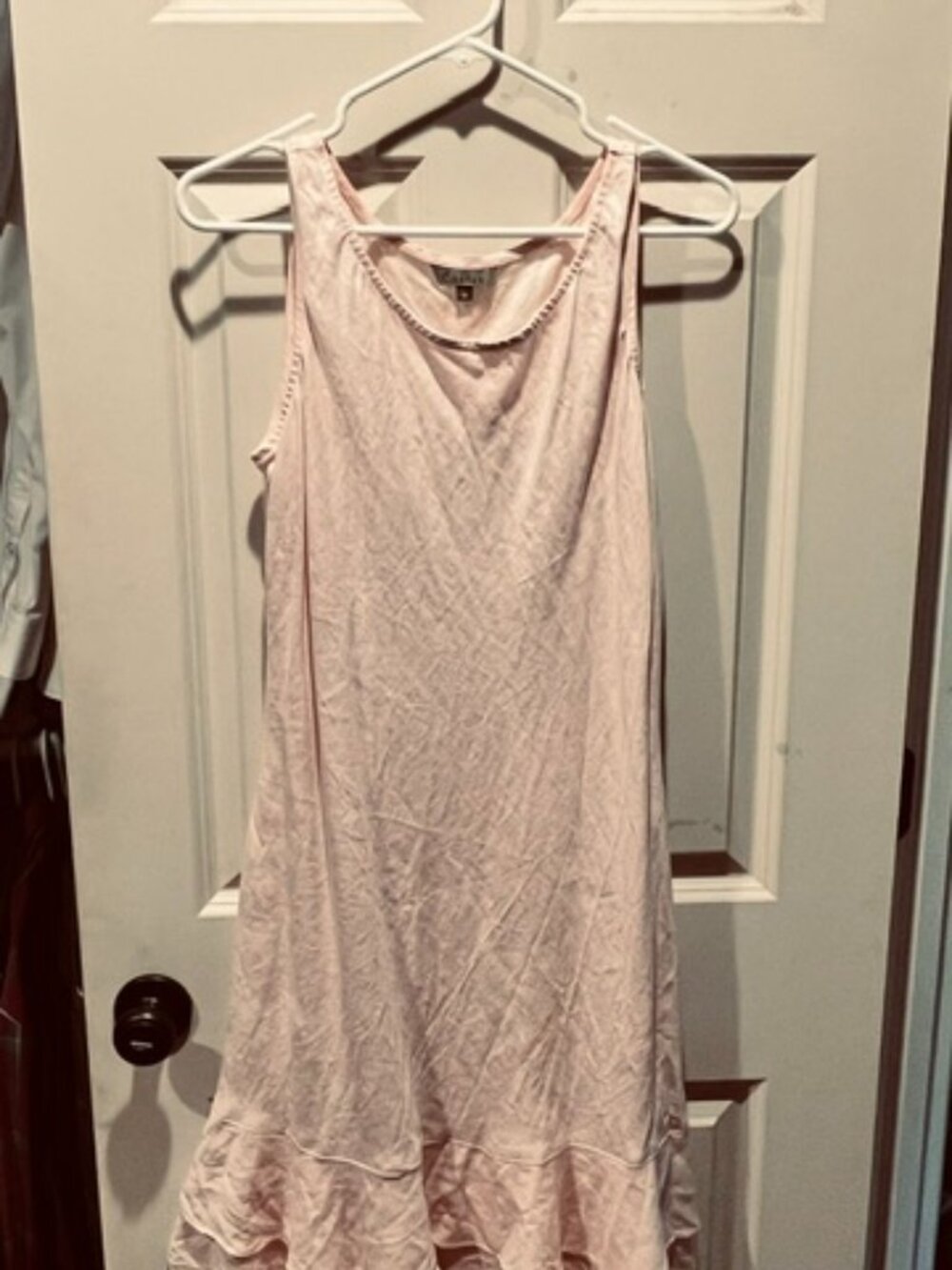 Light Pink Linen Dress